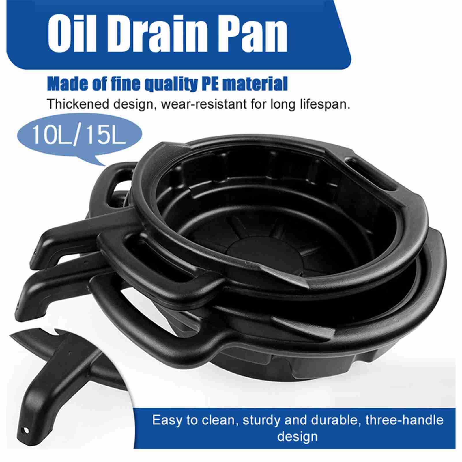 10L/15L Oil Drain Pan Waste En - Oil Drain Tank recension och pris