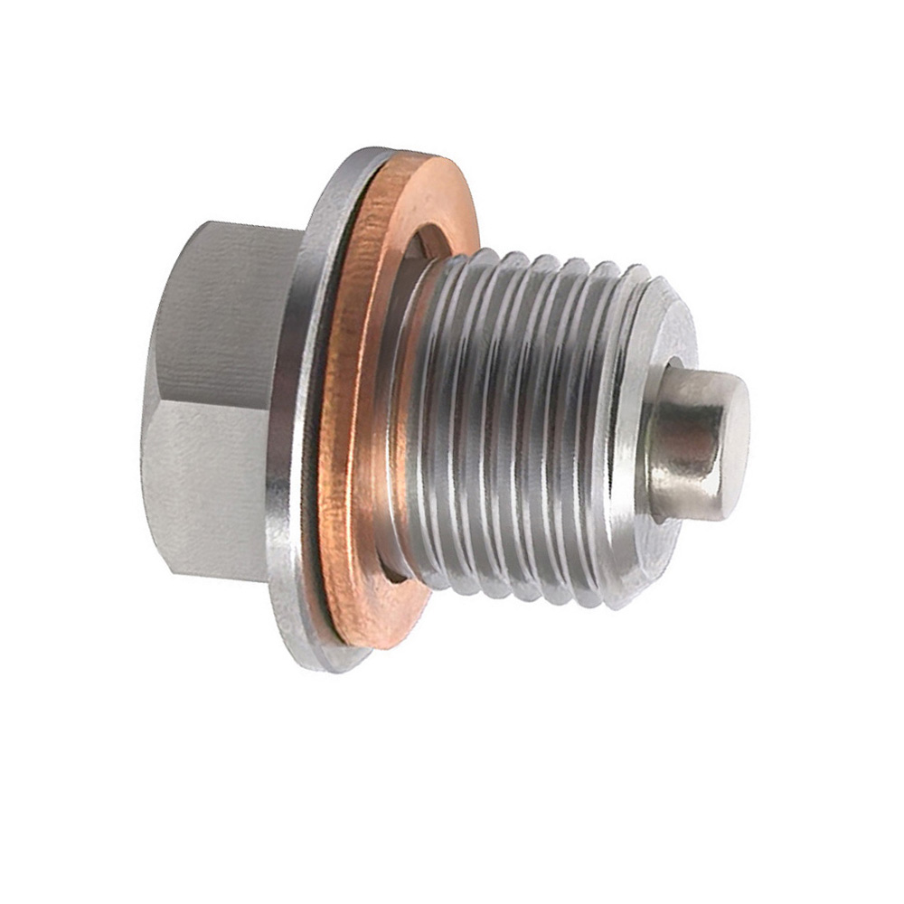 Car Stainless Steel Magnetic O - Oil Drain Tank recension och pris